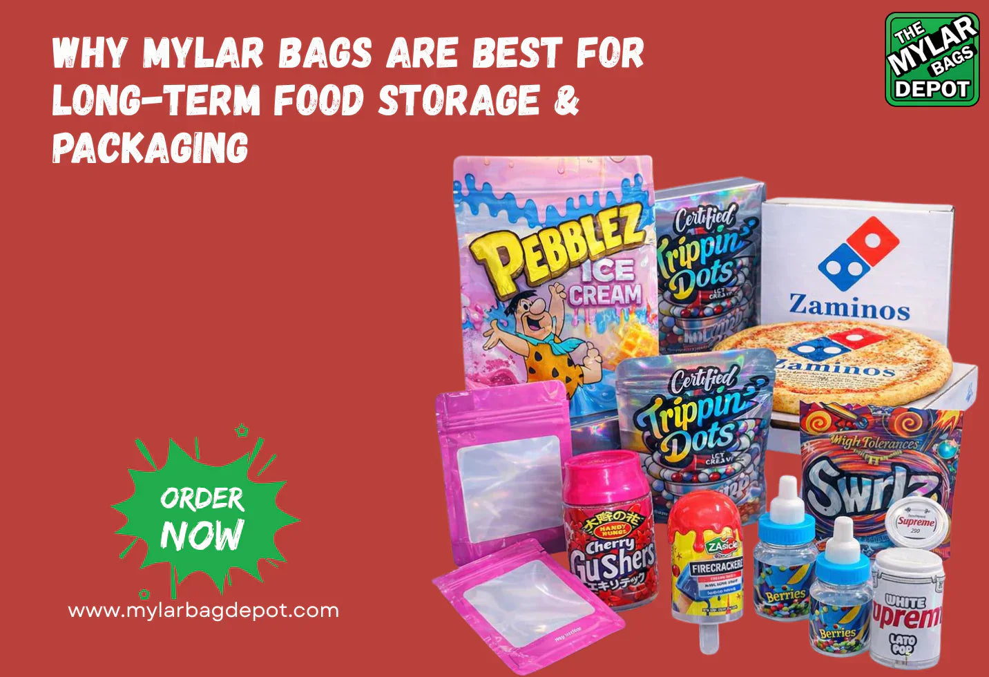 Why Mylar kings are Best for Long-Term Food Storage & Packaging