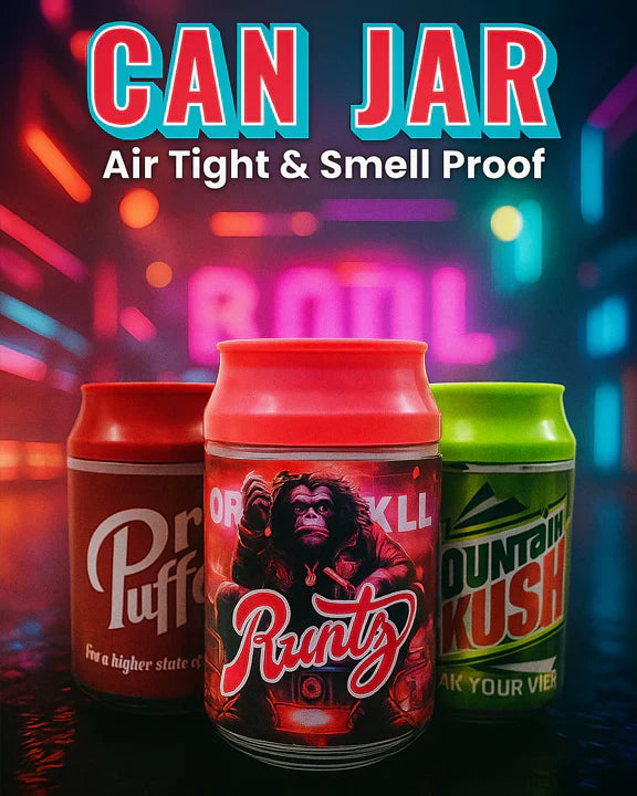 3.5 Gram Soda Can Jars