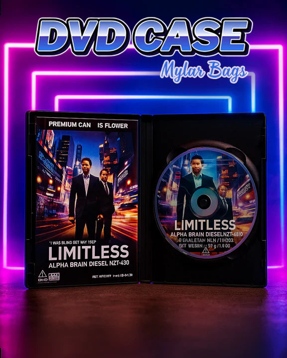 DVD Case Mylar Bags