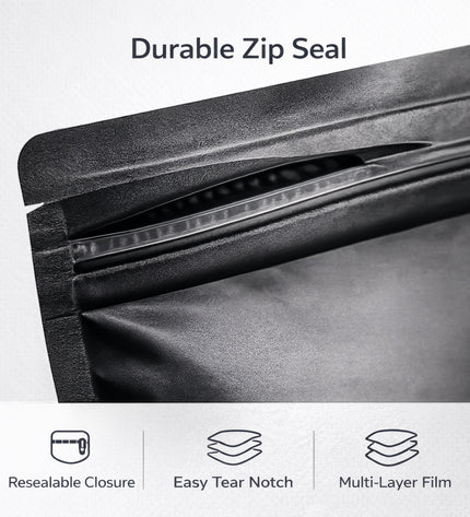 100 Pack 1g Unique Mylar Bags – Luxury Graphic