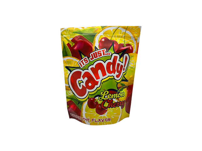 25 Count 15 x 12 LB Size Mylar Bags – Lemon Cherry