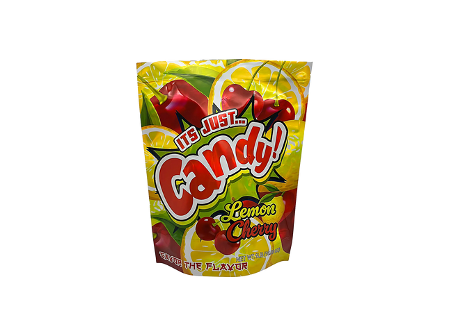 25 Count 15 x 12 LB Size Mylar Bags – Lemon Cherry