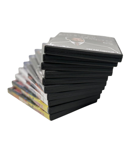 10-Pack 3.5g DVD Case Storage Set (5.5" × 7.5") with Matching Zip Bags – Assorted Designs
