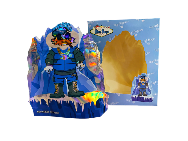 25 Pack 3.5g Shaped Bags & Window Boxes Set – Trappin Nino Boyz Design