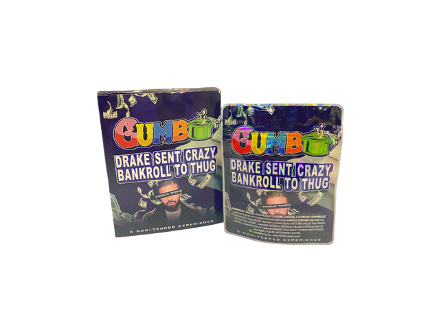 25 Pack 3.5g Gumbo Drake Sent Crazy Packaging | Mylar Kings Packaging