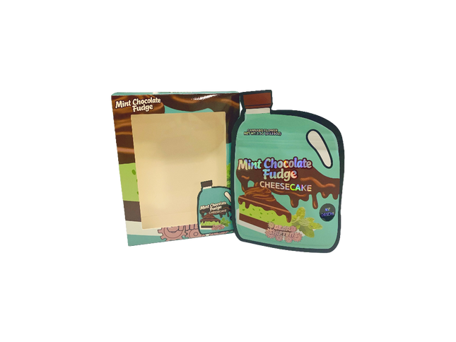 Shop 25 Pack 3.5g Mint Chocolate Fudge Cheesecake Set | Mylar Kings