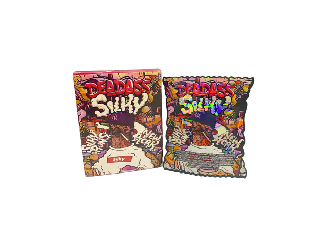 Mylar Kings 25 Pack 3.5g Deadass Silky Shaped Bags & Boxes