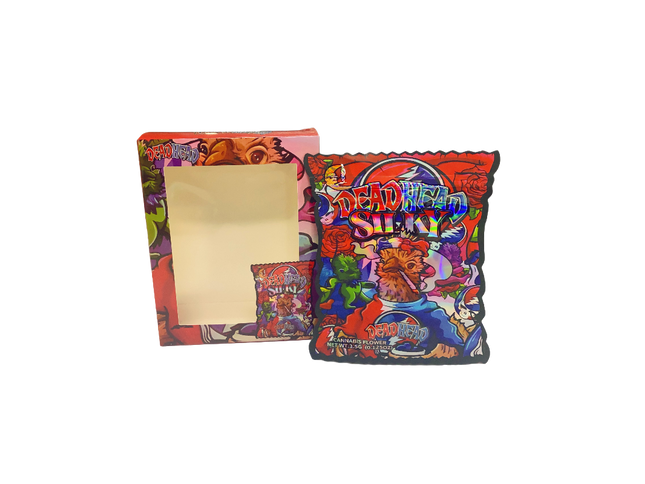 25 Pack 3.5g Deadhead Silky Packaging Set | Mylar Kings