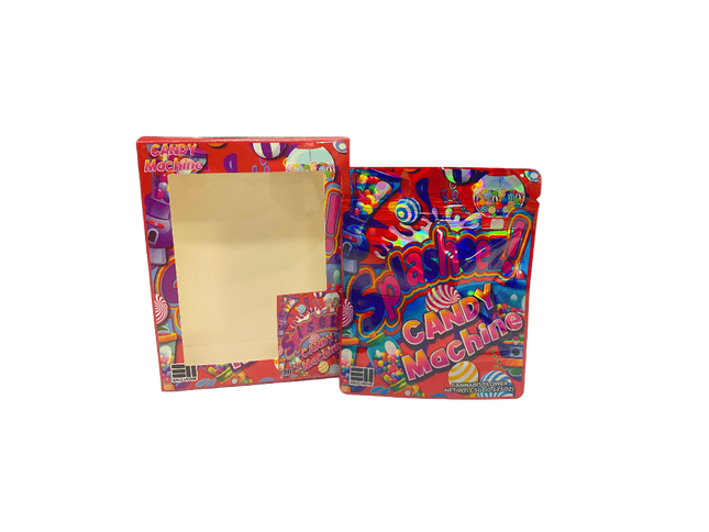 3.5g Shaped Packaging Set with Window Boxes - 25 Pack by Mylar Kings