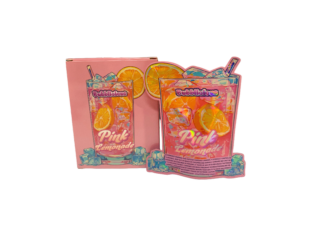 Mylar Kings 3.5g Shaped Foil Bags with Window Display - 25 Pack