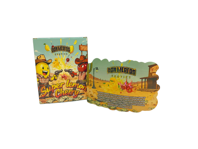 3.5g Shaped Bags with Matching Window Boxes | Mylar Kings