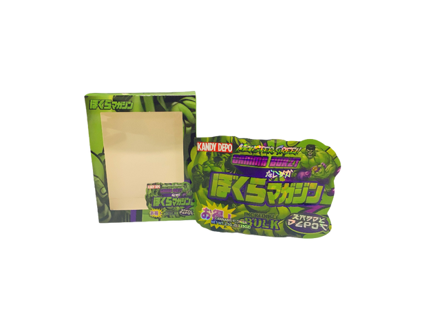 Mylar Kings 3.5g Shaped Pouches & Viewing Boxes - 25 Count