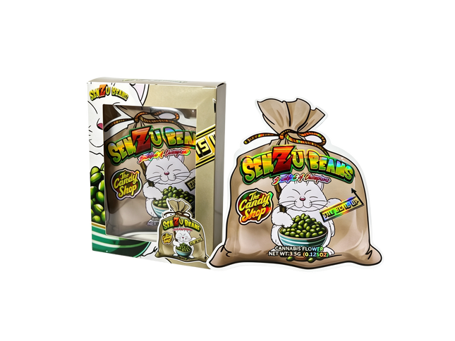 3.5g Shaped Foil Packaging Bags - 25 Pack | Mylar Kings Packaging