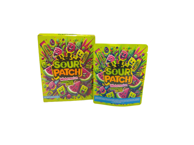 Shop 3.5g Shaped Pouches with Window Display Boxes | Mylar Kings