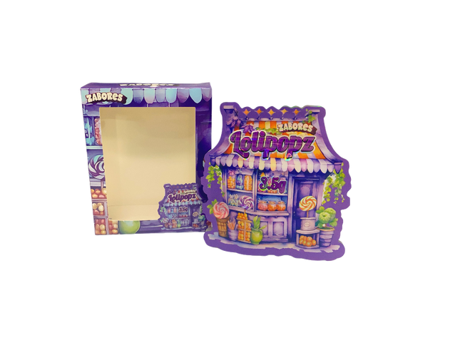 3.5g Shaped Foil Bags with Viewing Boxes - 25 Pack - Mylar Kings