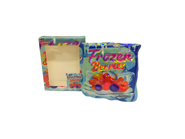Mylar Kings 3.5g Shaped Packaging Pouches & Boxes - 25 Set