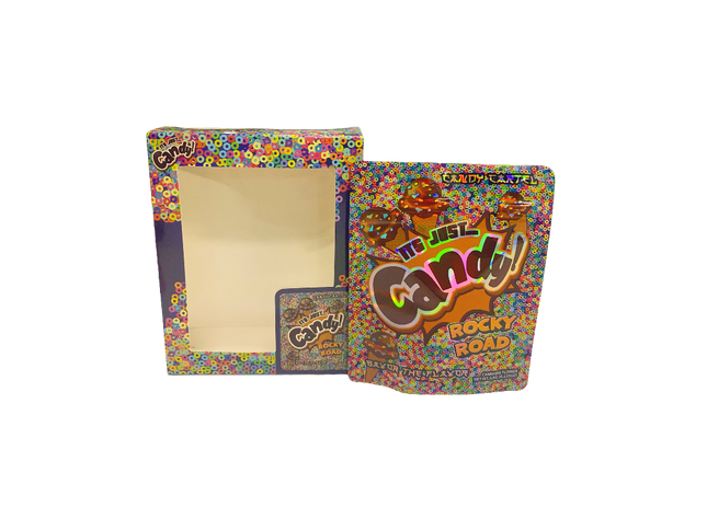 3.5g Shaped Foil Pouches & Display Boxes - 25 Count by Mylar Kings
