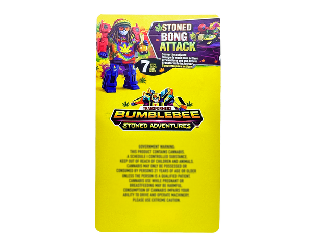 12 Pack 3.5g Blister Carded Storage – Bumblebee-Inspired Design