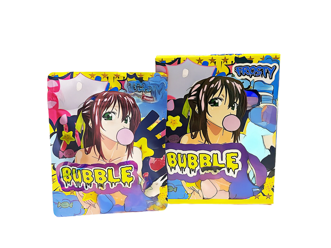 25 Pack 3.5g Shaped Mylar Bags & Boxes – Bubble Yumz Design