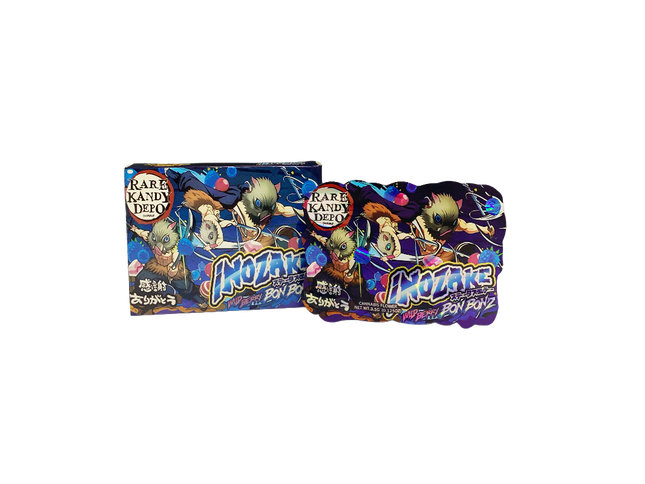 Mylar Kings 3.5g Shaped Packaging Bags & Matching Boxes - 25 Set