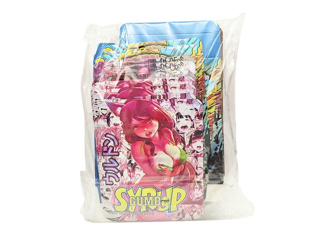 25-Pack 3.5g Shaped Mylar Bags & Boxes - Gumbo Styles 1 by Mylar Kings