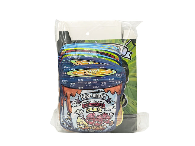 25-Pack 3.5g Shaped Mylar Bags & Boxes - Pure Storage TubeFlavors by Mylar Kings
