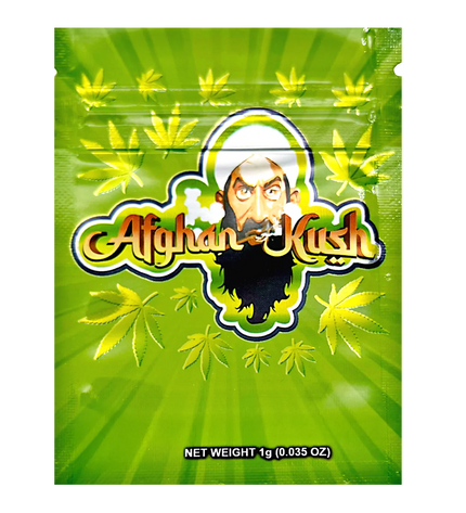 100 Pack 1g Mylar Bags – Mountain Graphic