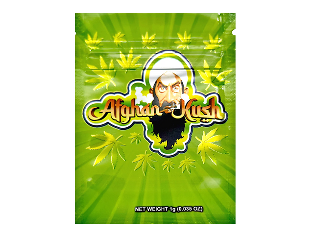 100 Pack 1g Mylar Bags – Mountain Graphic