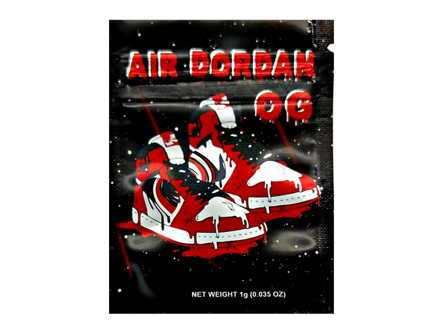100 Pack 1g Mylar Bags – Basketball Graphic