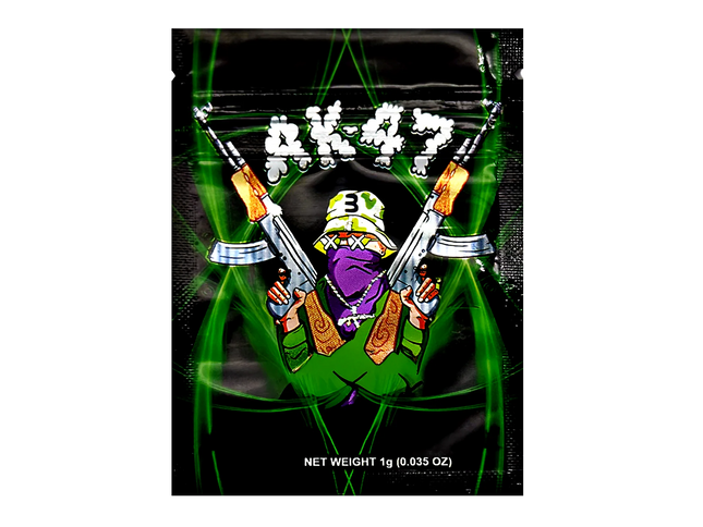 100 Pack 1g Mylar Bags – Abstract Graphic