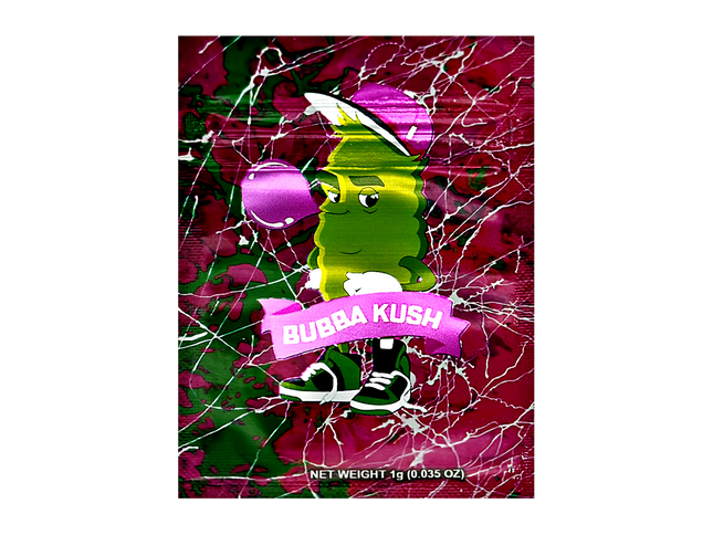 100 Pack 1g Mylar Bags – Character Graphic