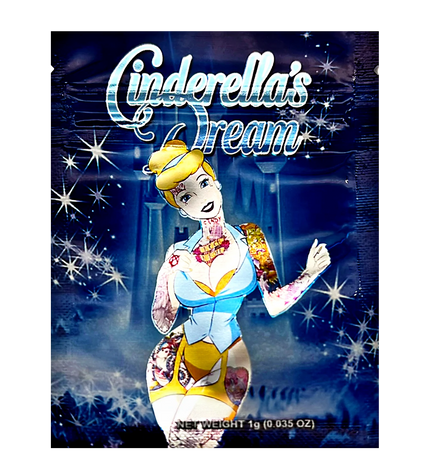 100 Pack 1g Mylar Bags – Cinderella Graphic