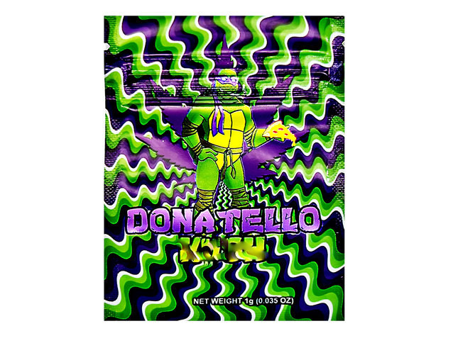 100 Pack 1g Mylar Bags – Cartoon Character Graphic