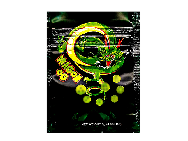 100 Pack 1g Mylar Bags – Dragon Graphic