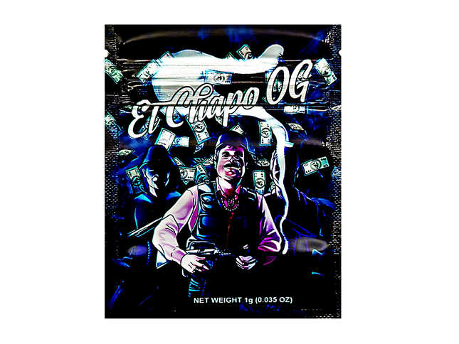 100 Pack 1g Mylar Bags – Character Graphic