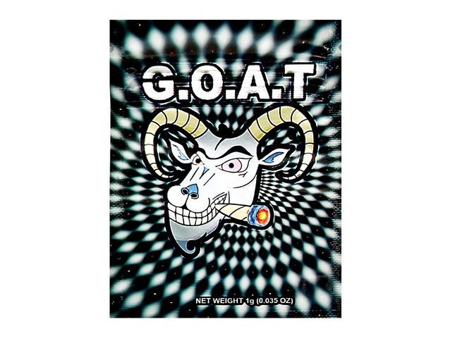 100 Pack 1g Mylar Bags – GOAT Graphic