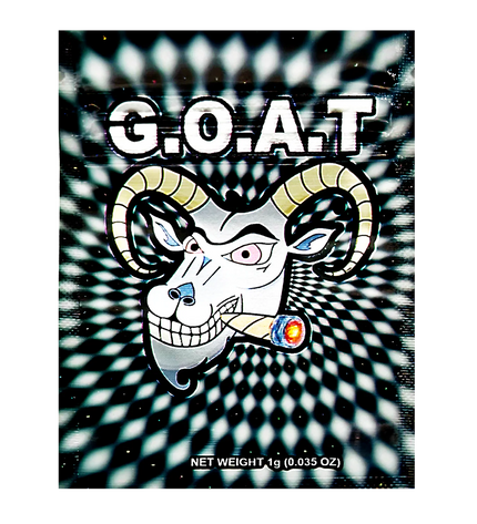 100 Pack 1g Mylar Bags – GOAT Graphic