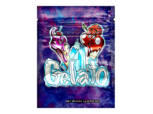 100 Pack 1g Mylar Bags – Dessert Graphic