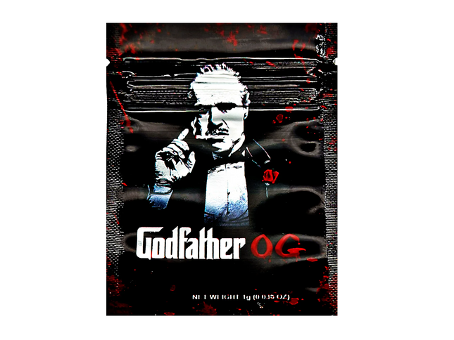 100 Pack 1g Mylar Bags – Classic Character Graphic