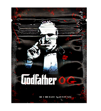 100 Pack 1g Mylar Bags – Classic Character Graphic