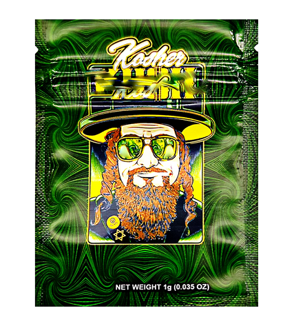 100 Pack 1g Mylar Bags – Character Graphic