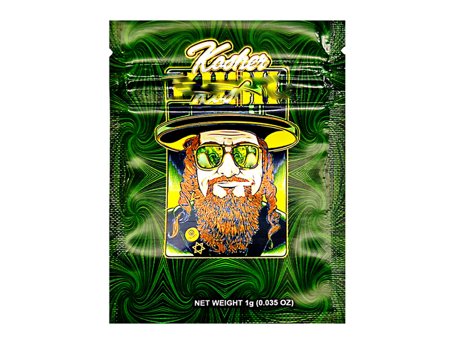 100 Pack 1g Mylar Bags – Character Graphic