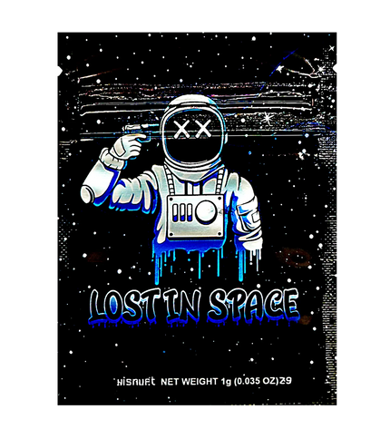 100 Pack 1g Mylar Bags – Space Graphic