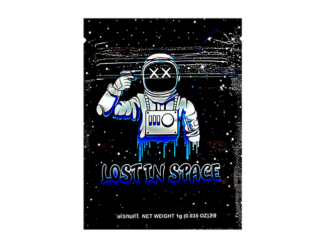 100 Pack 1g Mylar Bags – Space Graphic