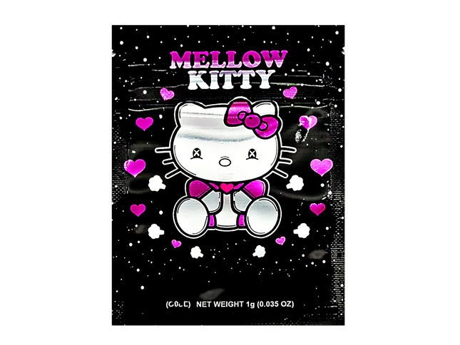 100 Pack 1g Mylar Bags – Kitty Graphic
