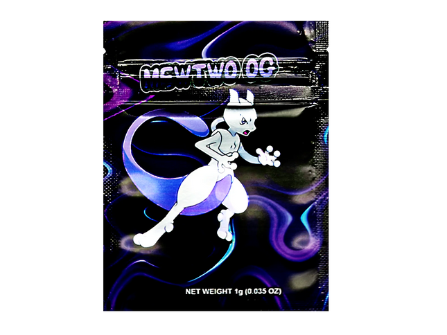100 Pack 1g Mylar Bags – Fantasy Character Graphic