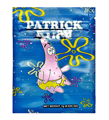 100 Pack 1g Mylar Bags – Cartoon Character Graphic