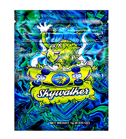 100 Pack 1g Unique Mylar Bags – Skywalker Graphic