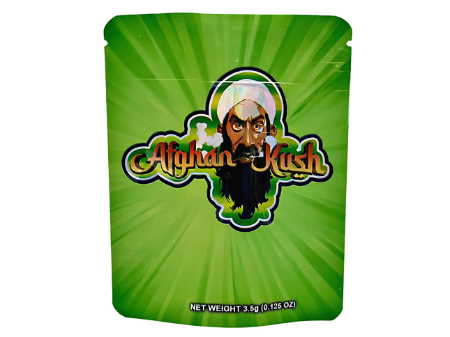 50 Pack 3.5g Mylar Bags – Mountain Graphic