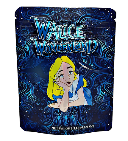 50 Pack 3.5g Mylar Bags – Wonderland Graphic